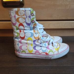 Coach Multicolor High-Top Sneakers